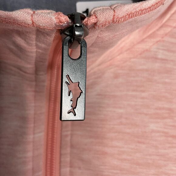 TOMMY BAHAMA Shirt Mens Coasta Vera Half-Zip Long Sleeve Ember Red Pink 3XL - Picture 6 of 12